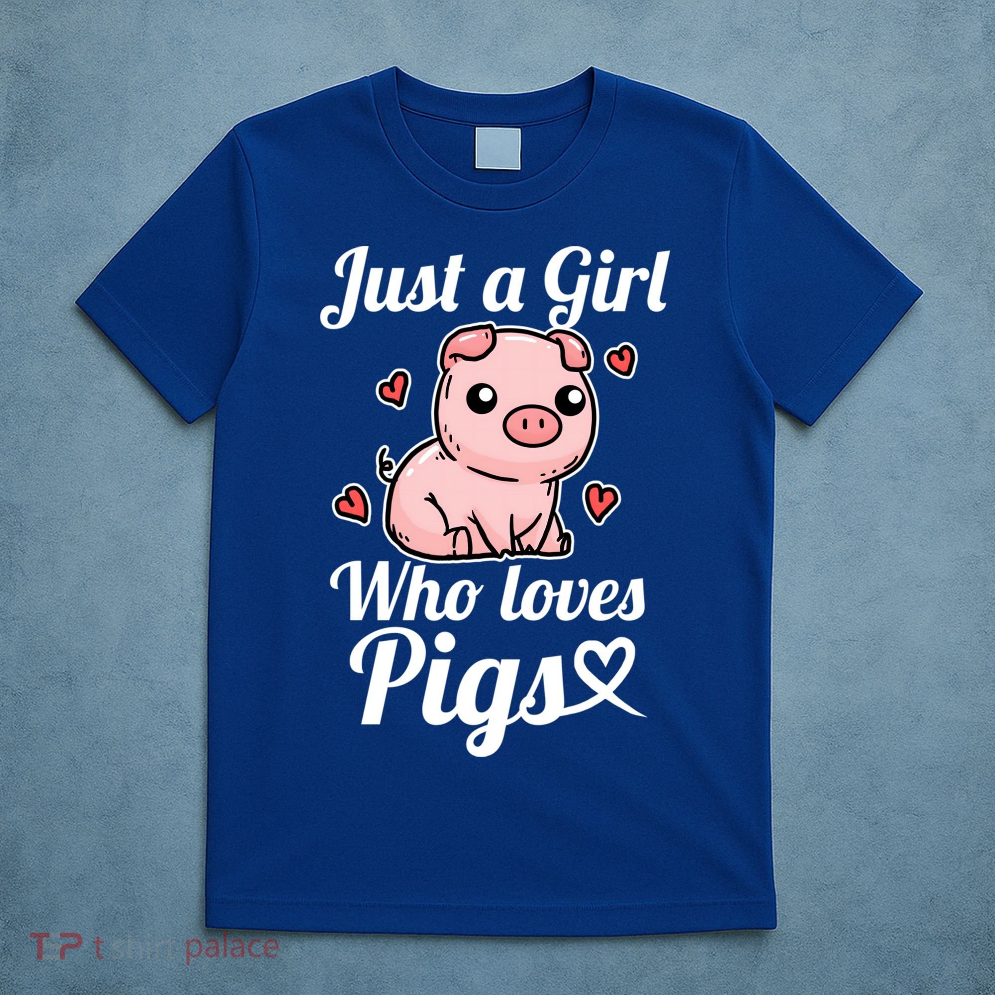 Just A Girl Who Loves Pigs Cute Pig Costume Great Gift T-Shirt