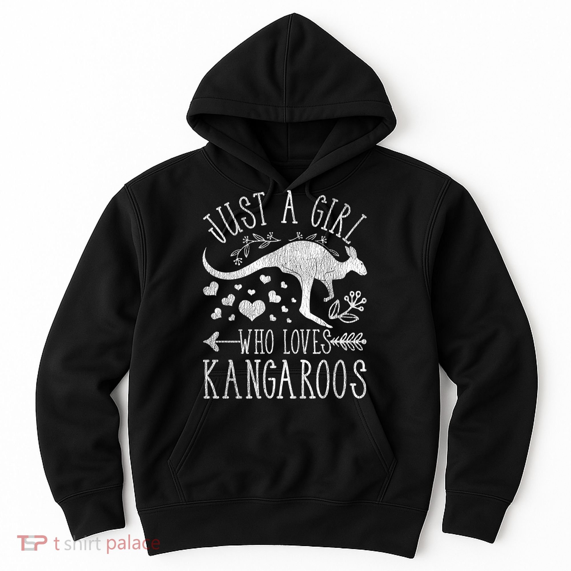 Just A Girl Who Loves Kangaroo Gift Hoodie