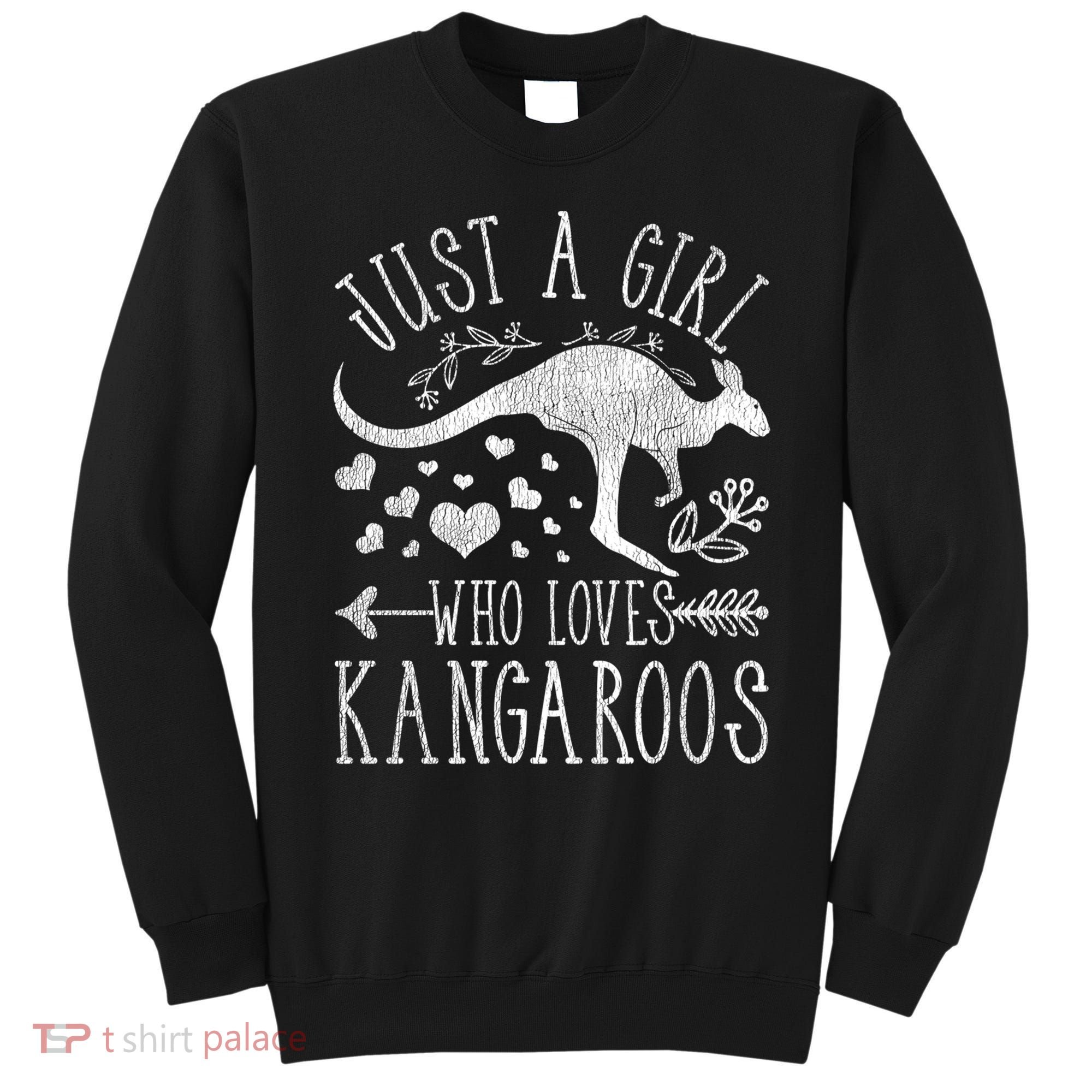 Just A Girl Who Loves Kangaroo Gift Sweatshirt