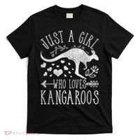 Just A Girl Who Loves Kangaroo Gift T-Shirt thumb 0