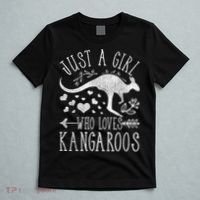 Just A Girl Who Loves Kangaroo Gift T-Shirt thumb 5