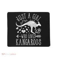 Just A Girl Who Loves Kangaroo Gift Mousepad thumb 0