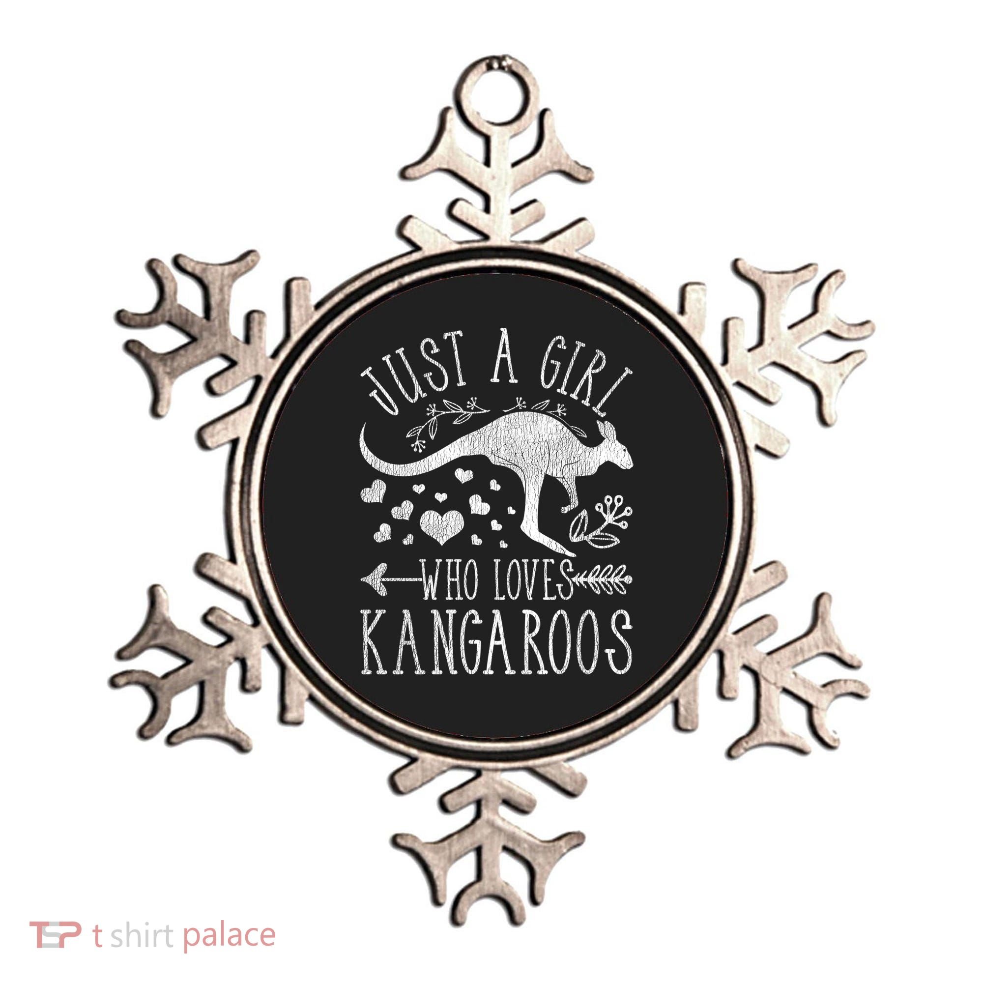 Just A Girl Who Loves Kangaroo Gift Ornament