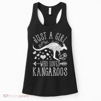 Just A Girl Who Loves Kangaroo Gift Women's Tank Top thumb 0