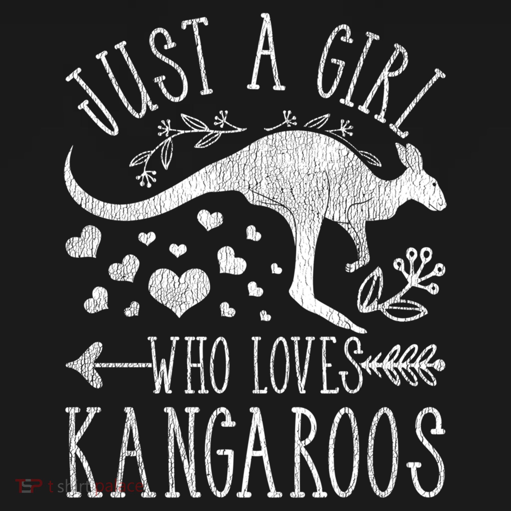 Just A Girl Who Loves Kangaroo Gift Toddler Hoodie
