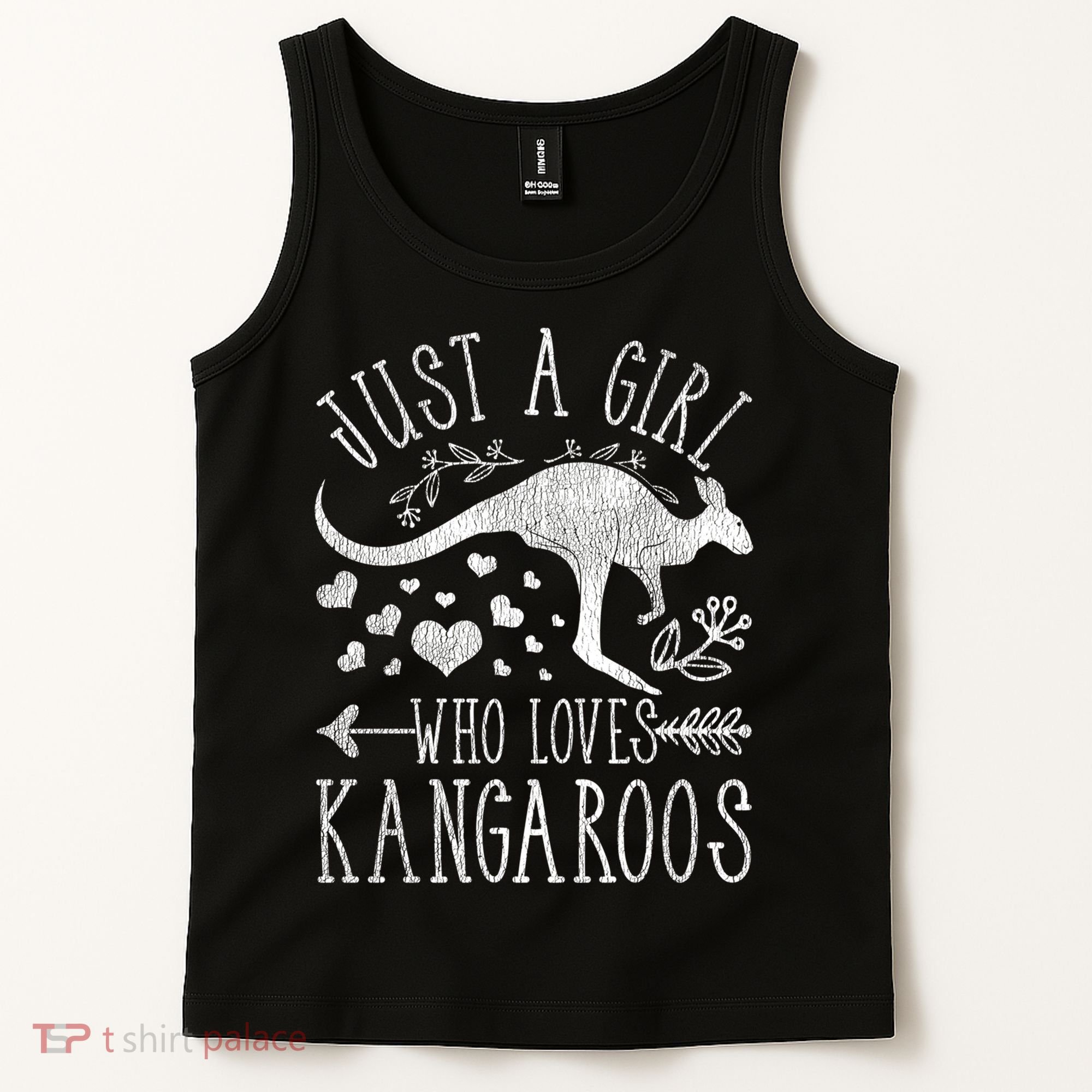 Just A Girl Who Loves Kangaroo Gift Tank Top