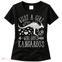 Just A Girl Who Loves Kangaroo Gift Women's T-Shirt thumb 0