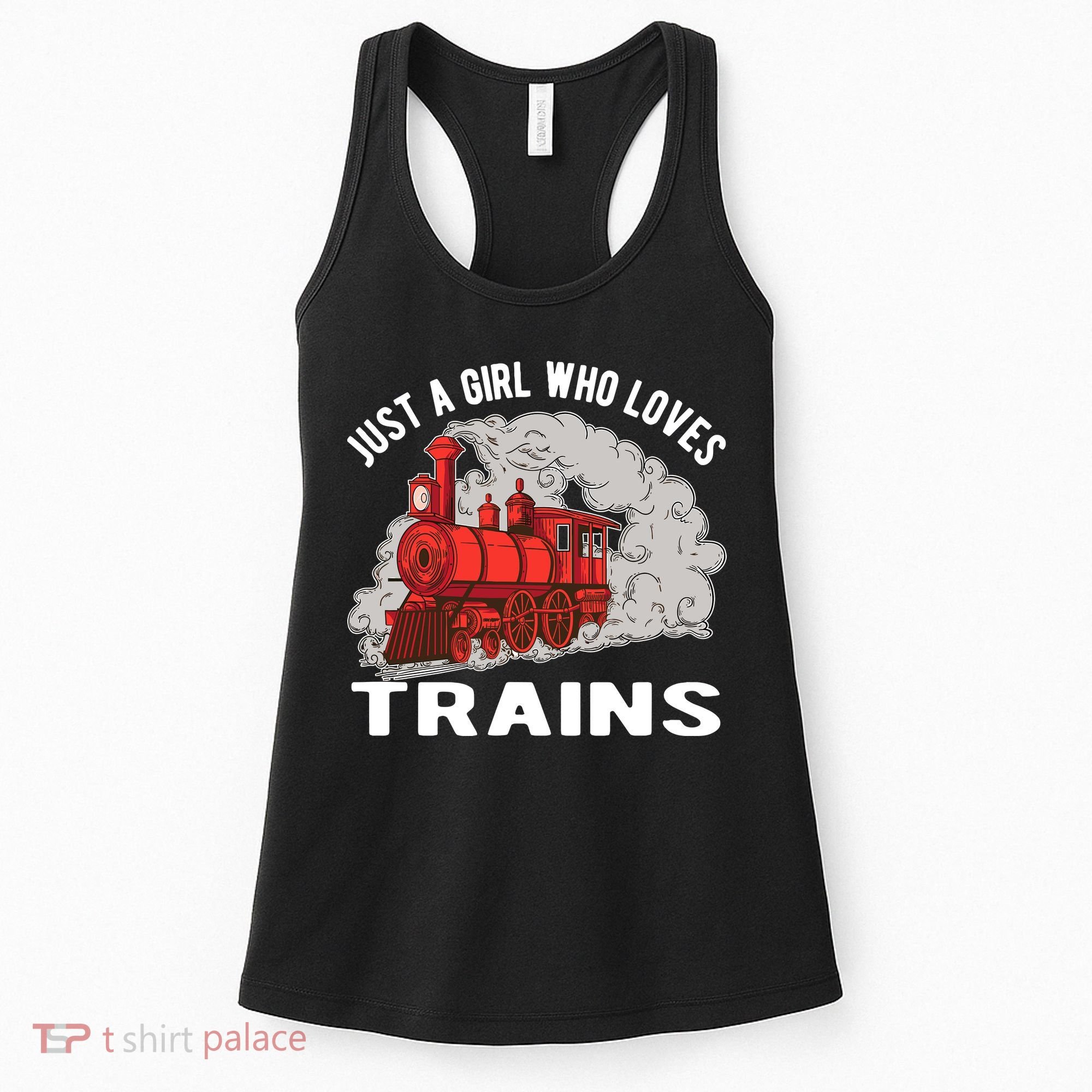Just A Girl Who Loves Trains Women's Tank Top