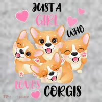 Just A Girl Who Loves Corgis The Baniff Cuffed Pom Beanie thumb 2