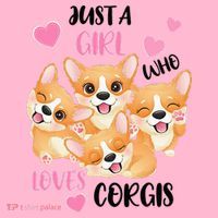 Just A Girl Who Loves Corgis Baby Long Sleeve Bodysuit thumb 2