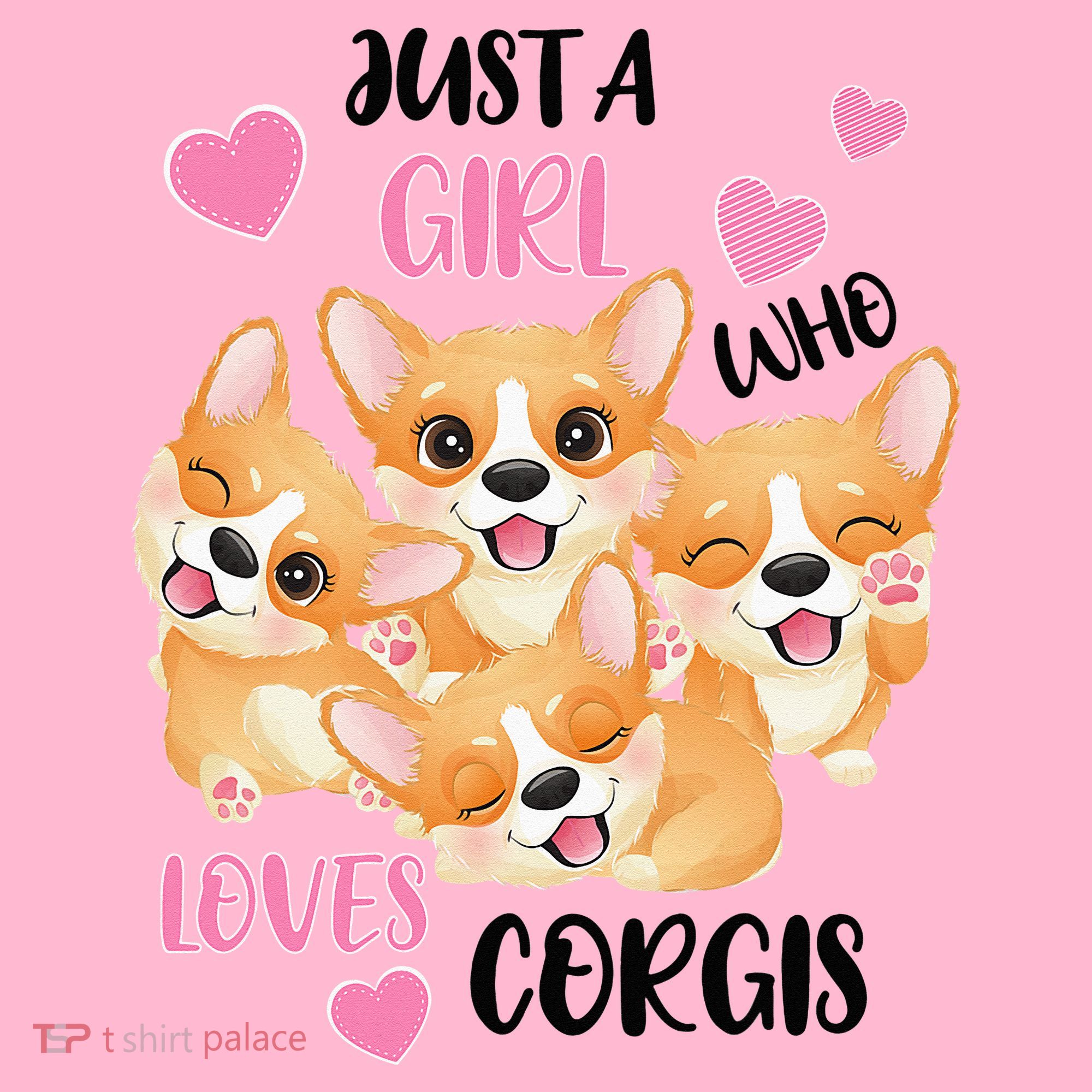 Just A Girl Who Loves Corgis Baby Long Sleeve Bodysuit