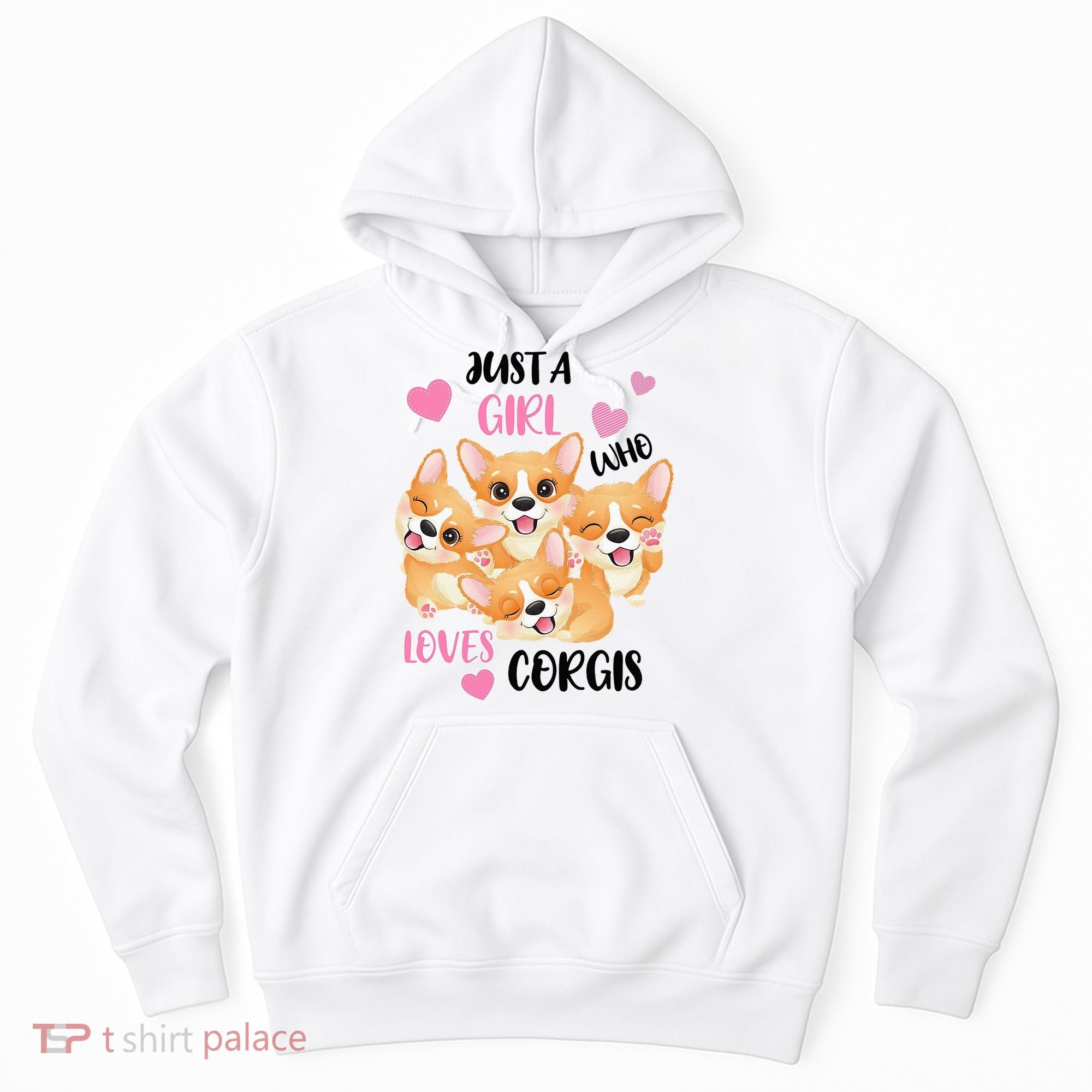 Just A Girl Who Loves Corgis Hoodie