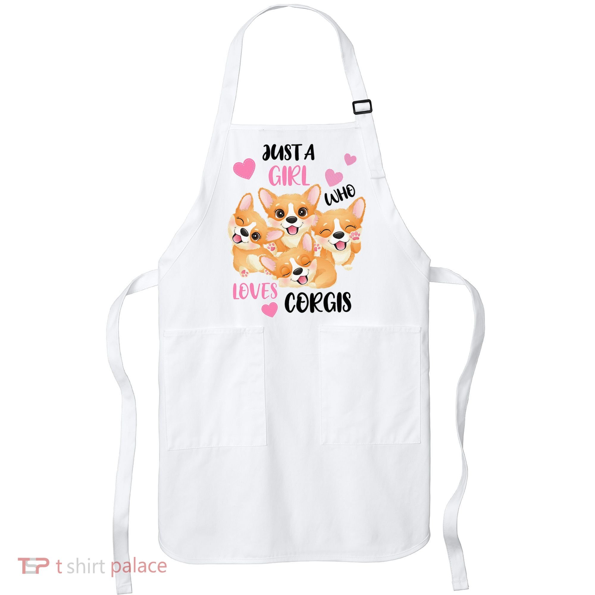 Just A Girl Who Loves Corgis Apron