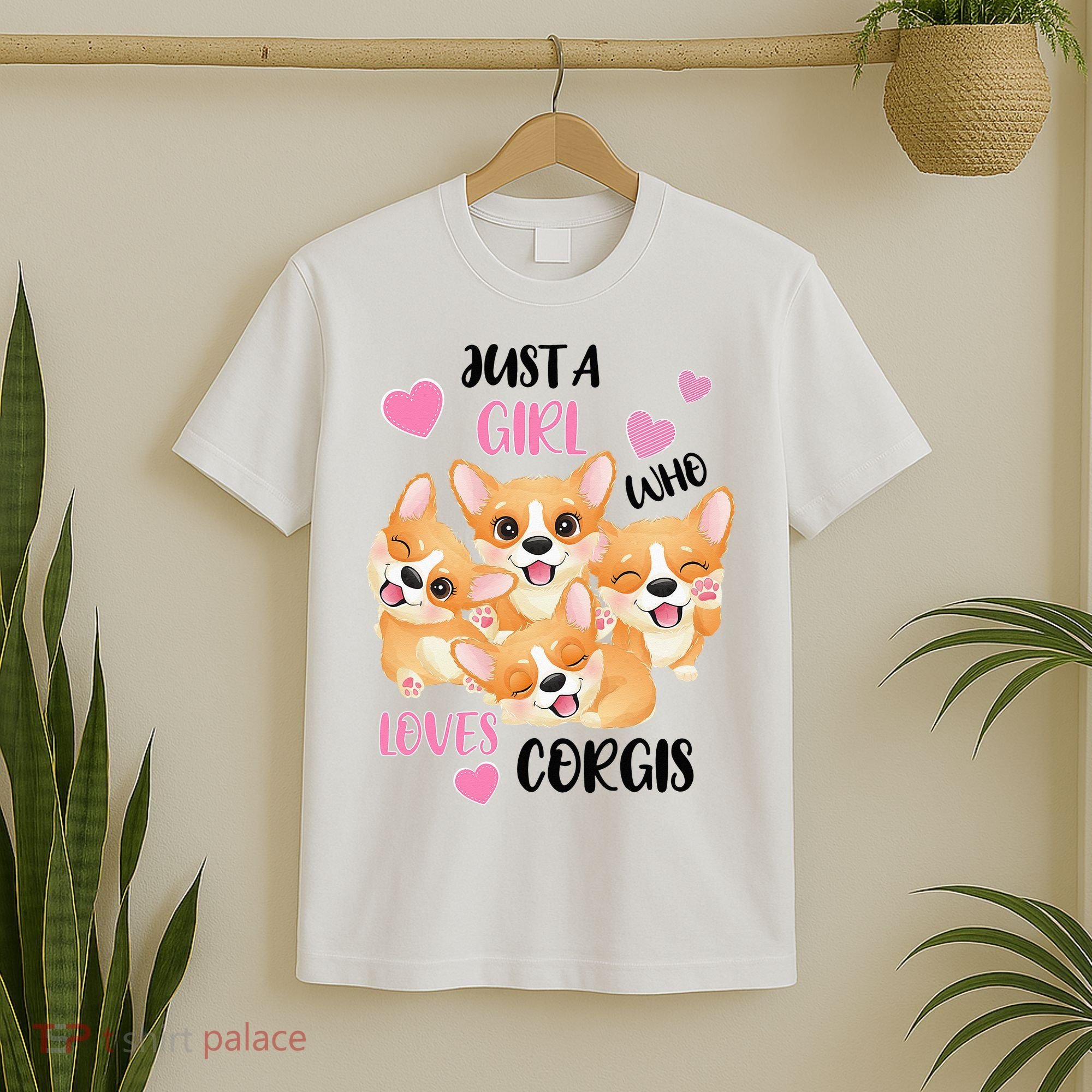 Just A Girl Who Loves Corgis T-Shirt