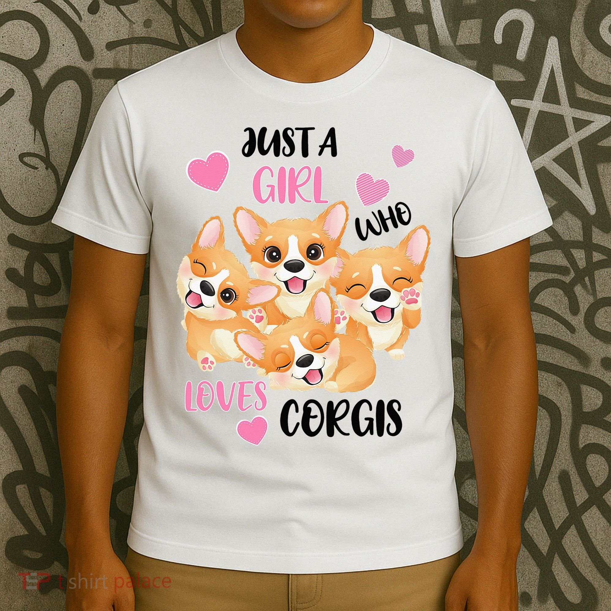 Just A Girl Who Loves Corgis T-Shirt