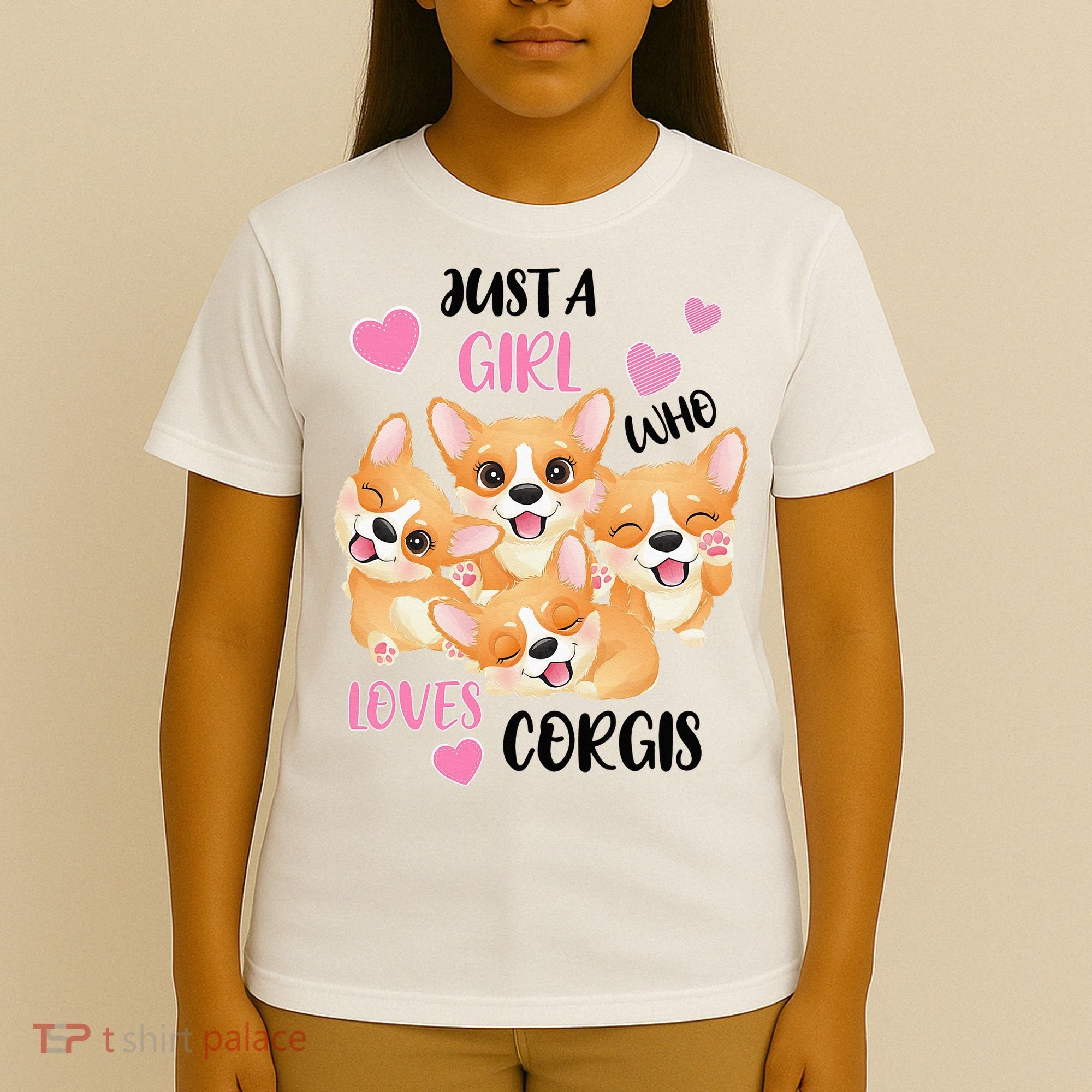 Just A Girl Who Loves Corgis T-Shirt