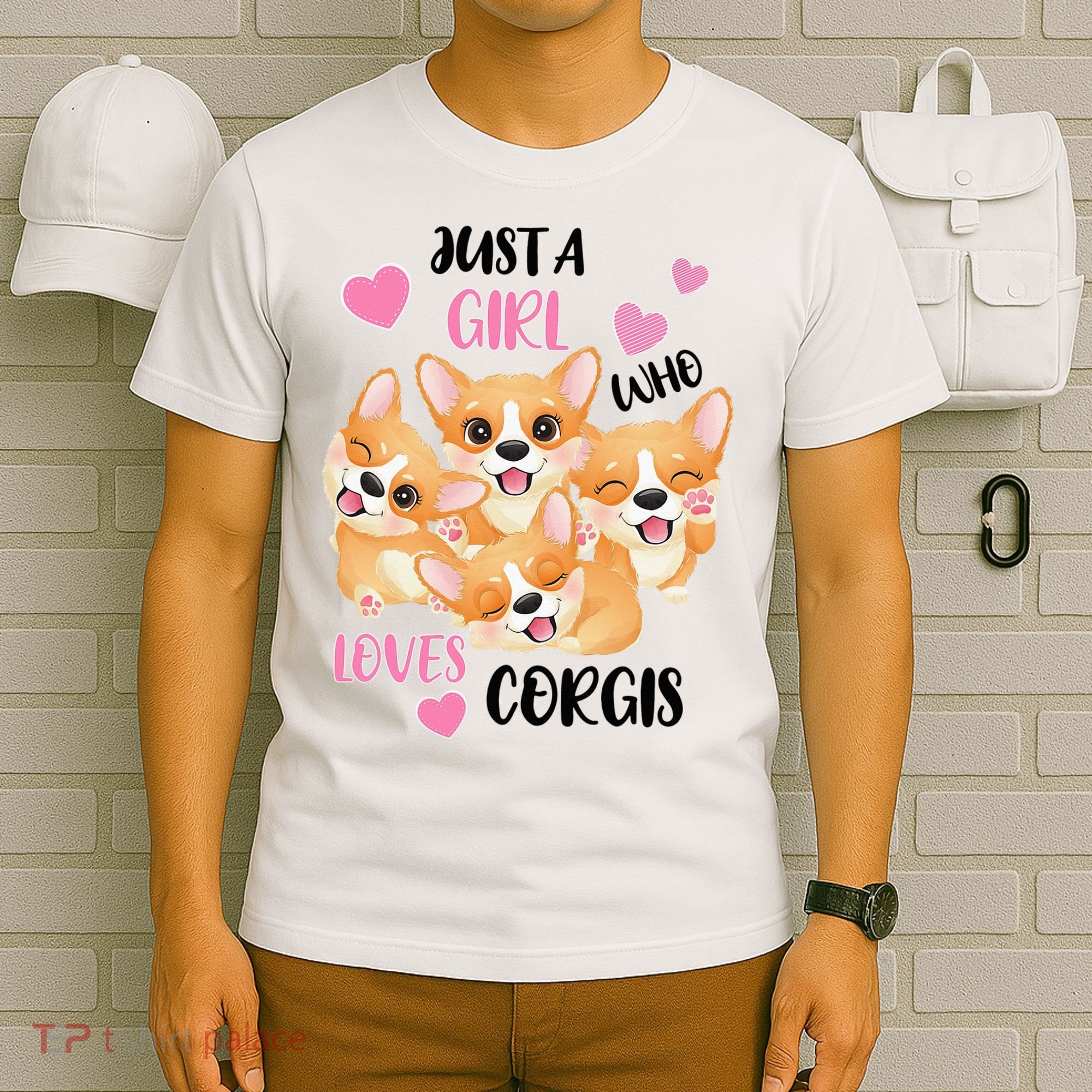 Just A Girl Who Loves Corgis T-Shirt