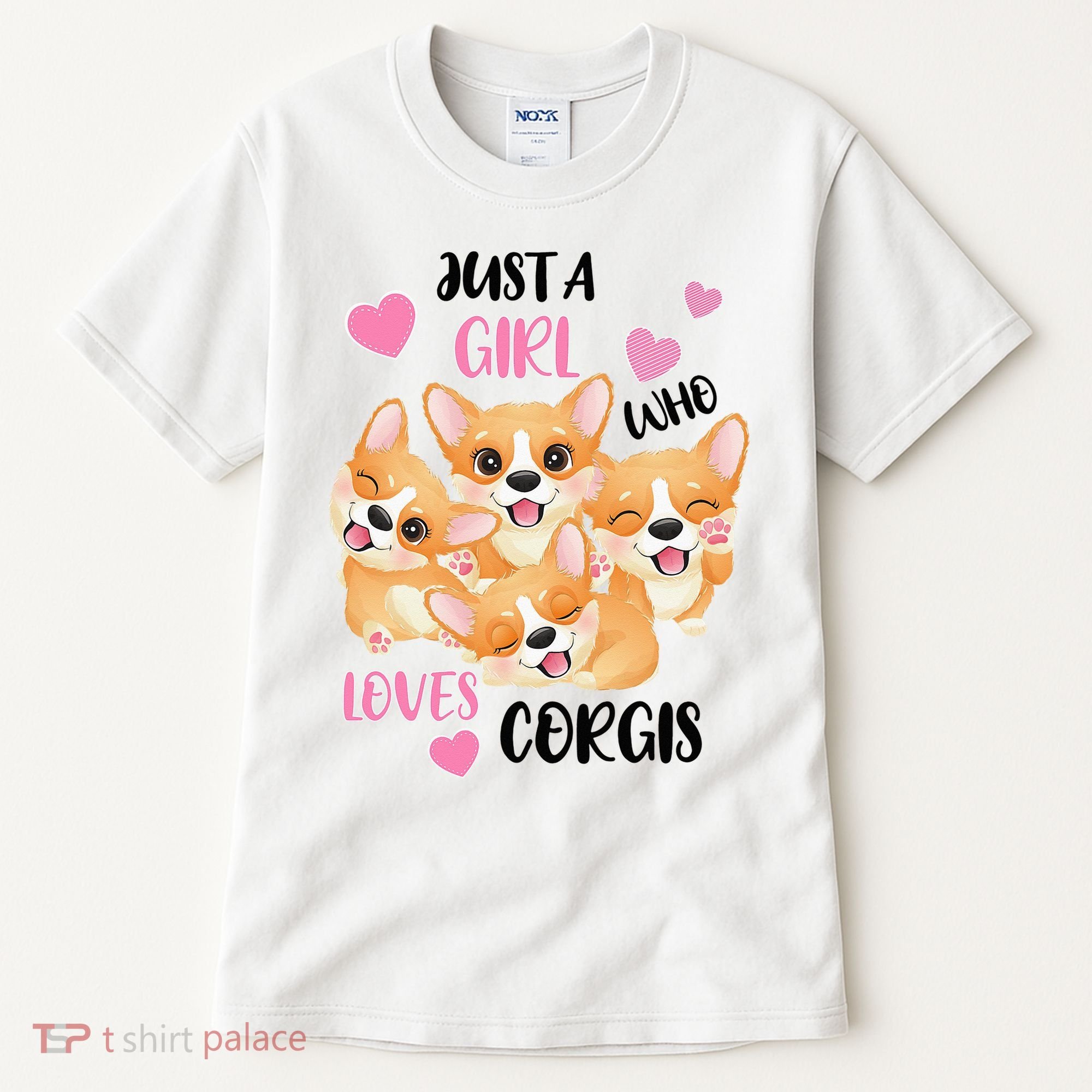 Just A Girl Who Loves Corgis Tall T-Shirt