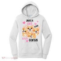Just A Girl Who Loves Corgis Women's Hoodie thumb 0