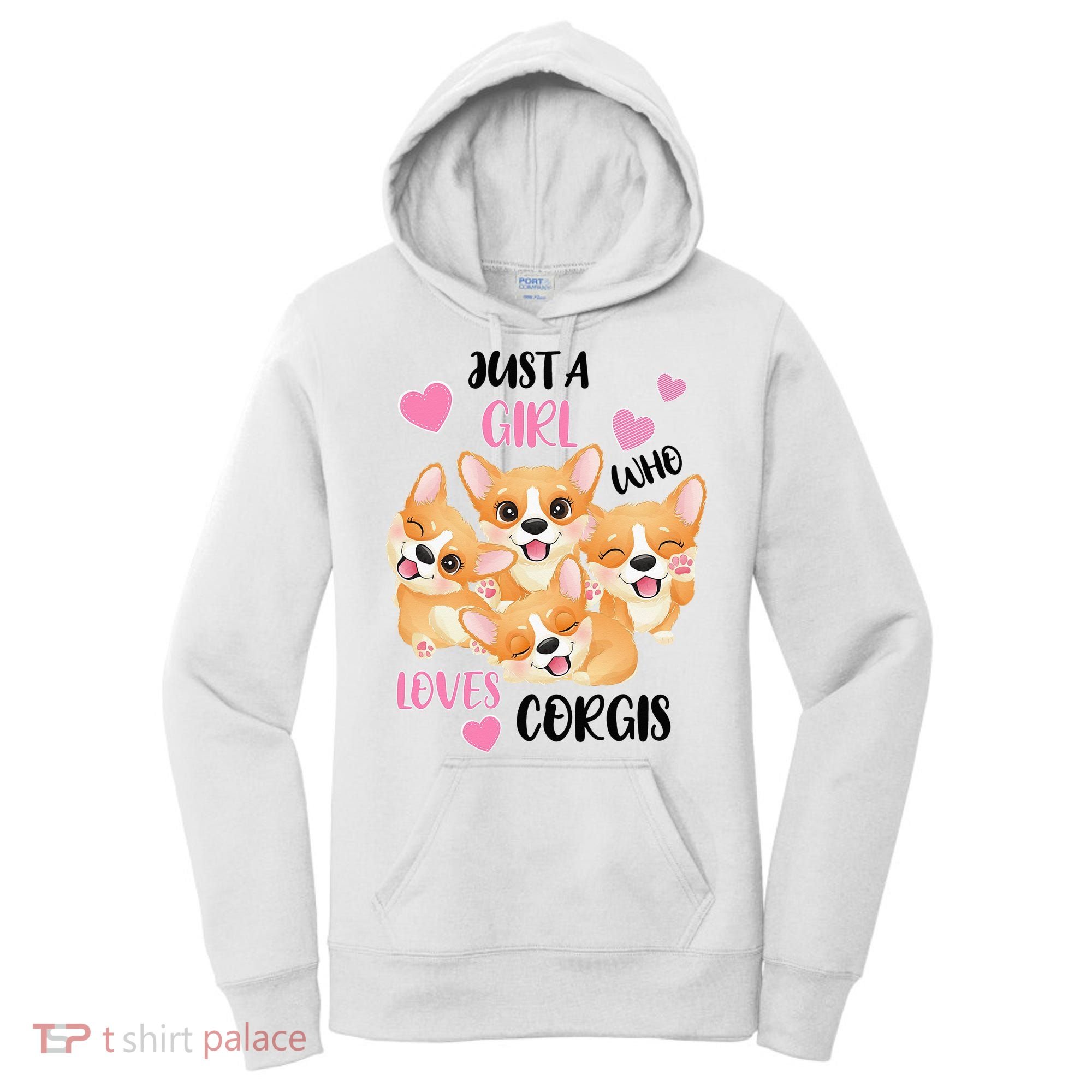 Just A Girl Who Loves Corgis Women's Hoodie