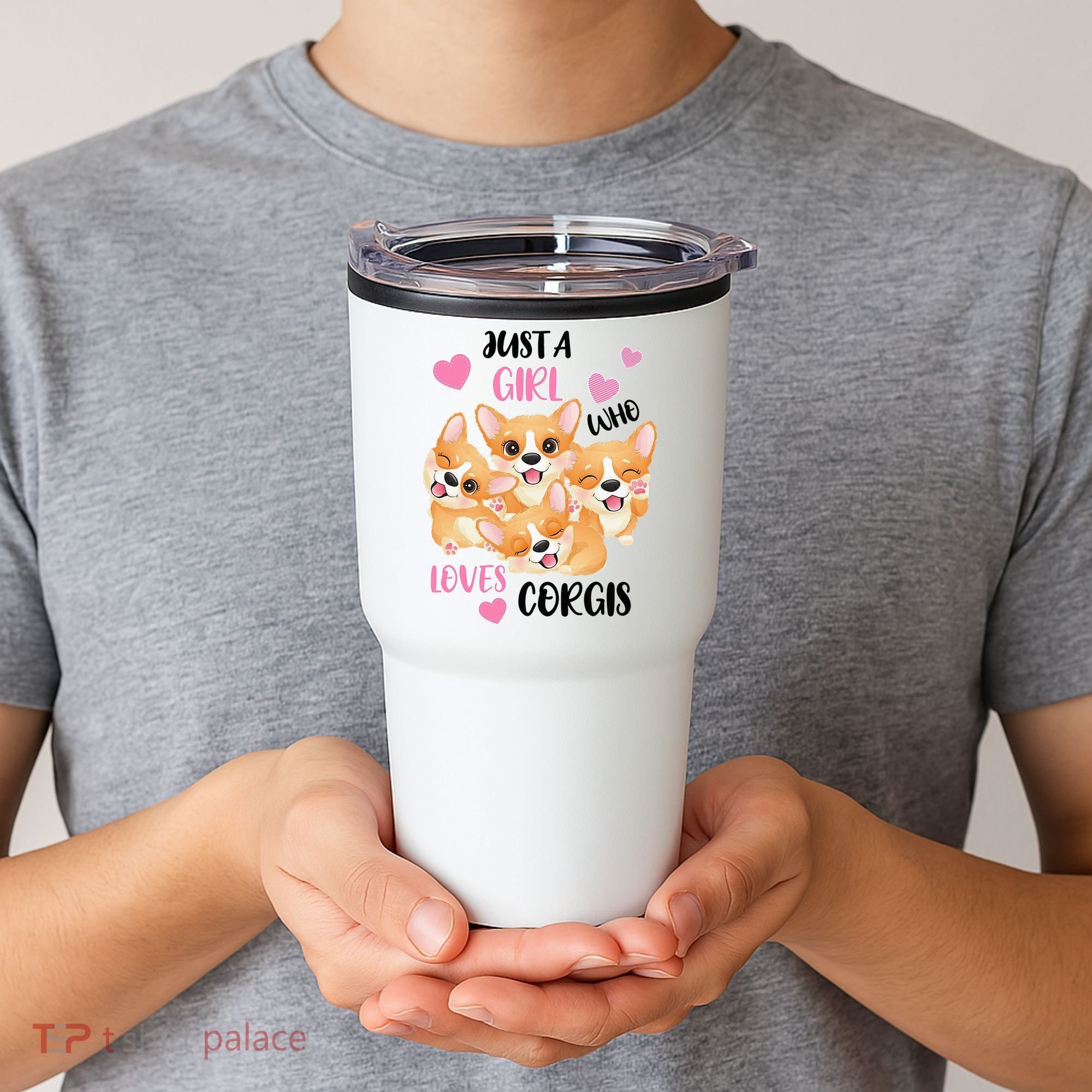 Just A Girl Who Loves Corgis Tumbler