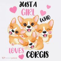 Just A Girl Who Loves Corgis Women's Tank Top thumb 5