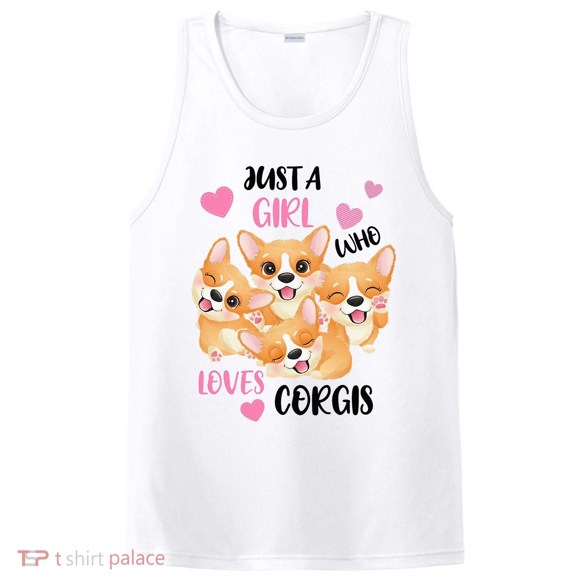 Just A Girl Who Loves Corgis PosiCharge Competitor Tank