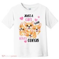 Just A Girl Who Loves Corgis Toddler T-Shirt thumb 0