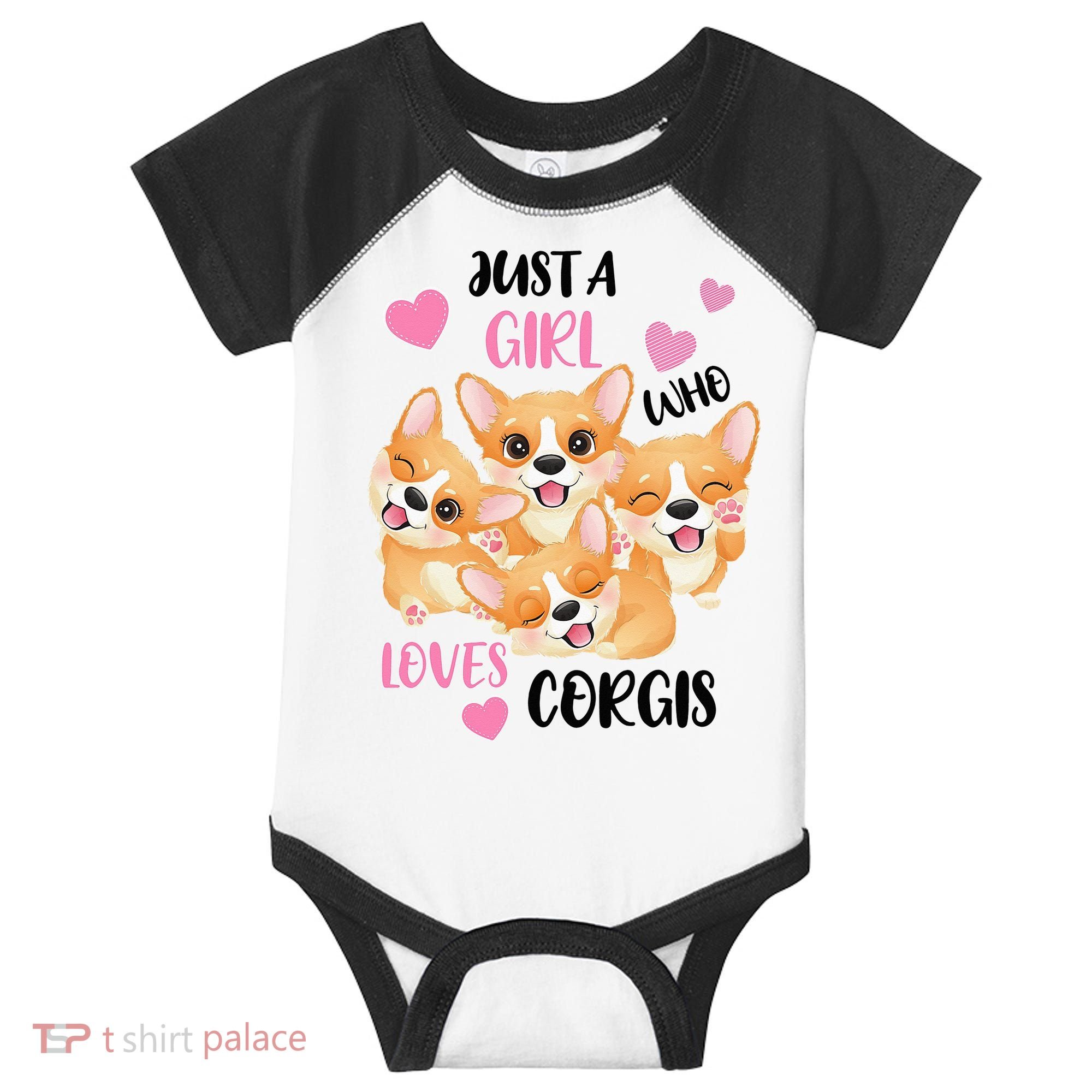 Just A Girl Who Loves Corgis Infant Baby Jersey Bodysuit
