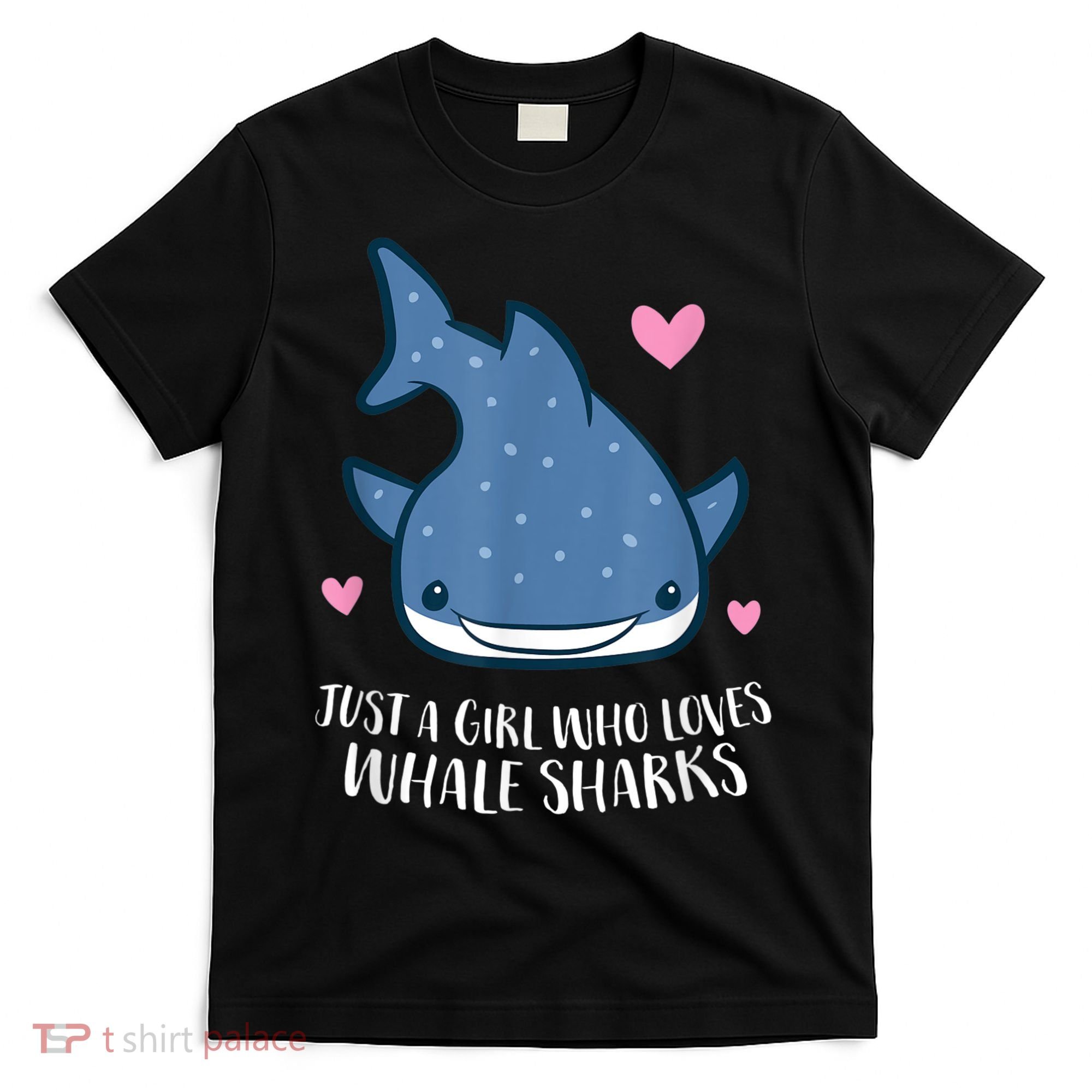 Just A Girl Who Loves Whale Sharks Cute Whale Shark T-Shirt