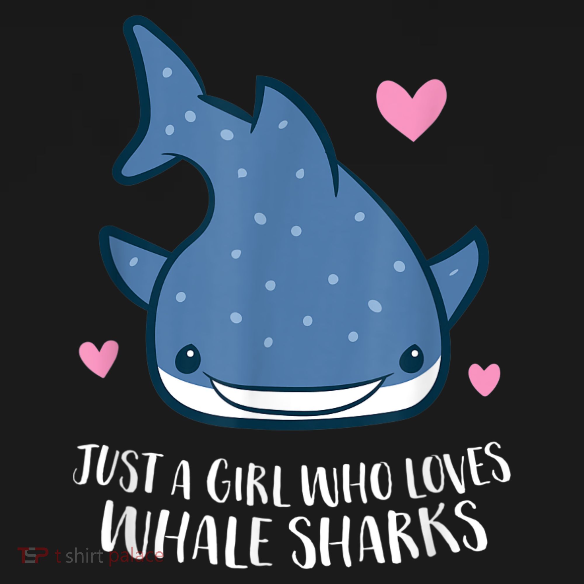Just A Girl Who Loves Whale Sharks Cute Whale Shark Women's Hoodie