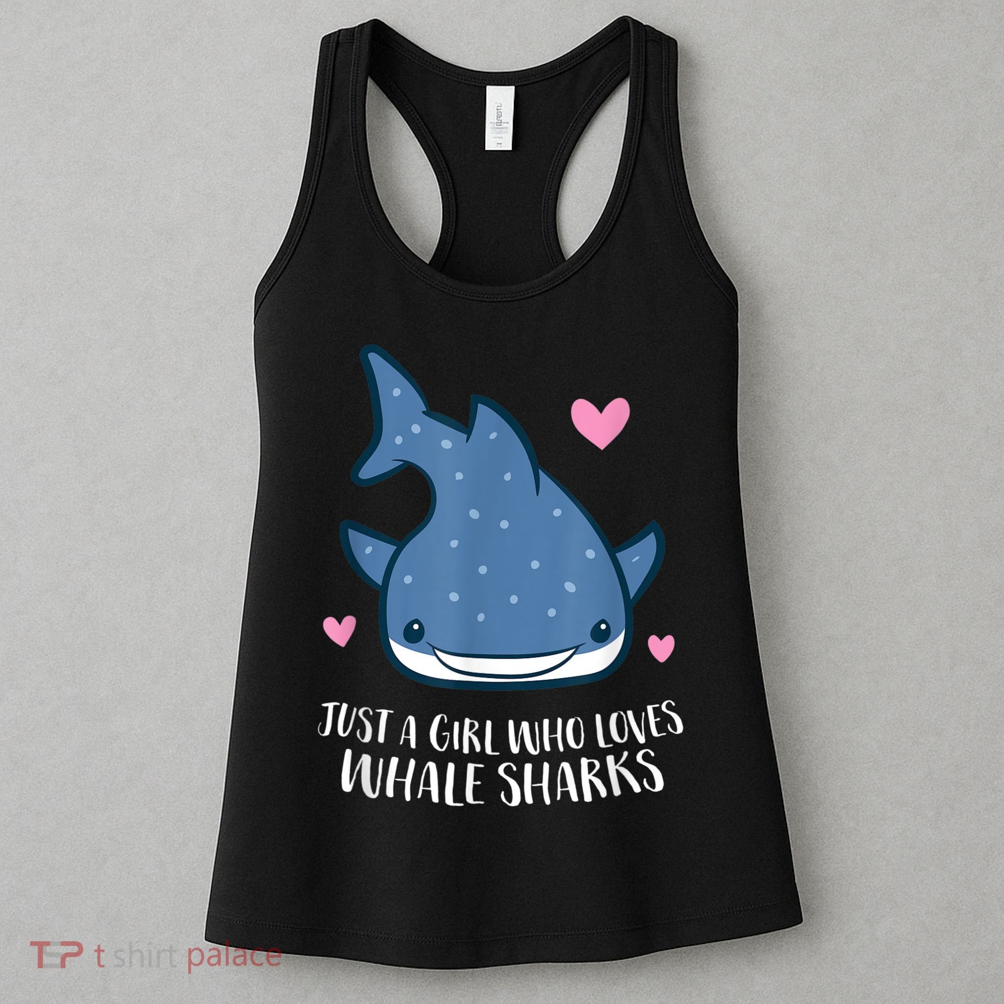 Just A Girl Who Loves Whale Sharks Cute Whale Shark Women's Tank Top