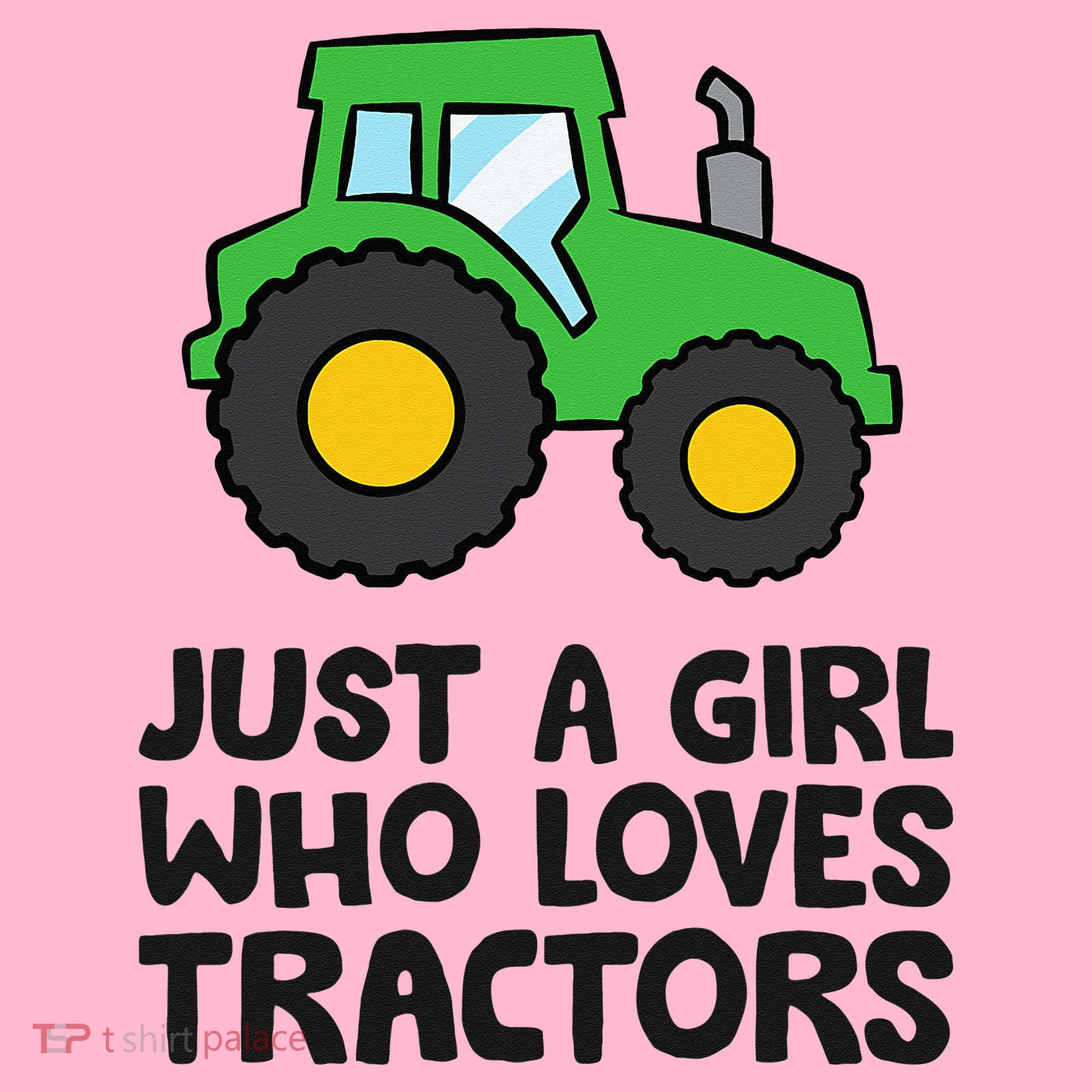 Just A Girl Who Loves Tractors Coaster