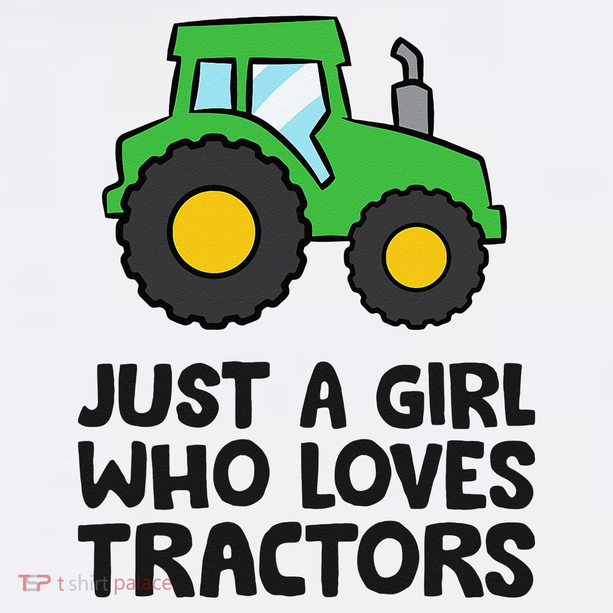 Just A Girl Who Loves Tractors Sweatshirt