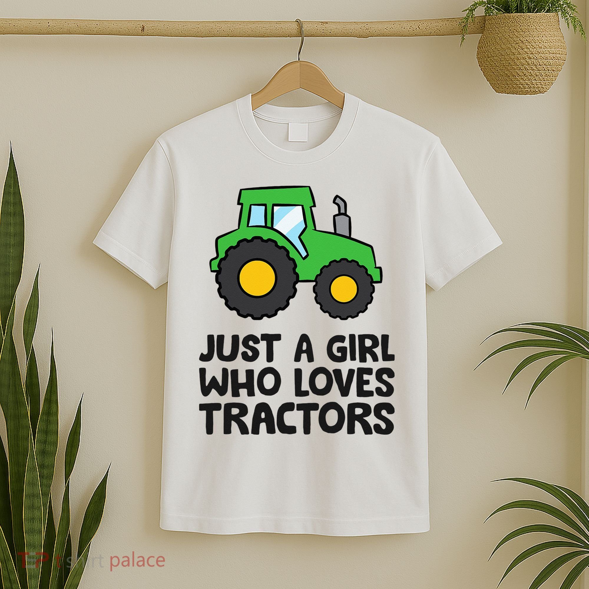 Just A Girl Who Loves Tractors T-Shirt