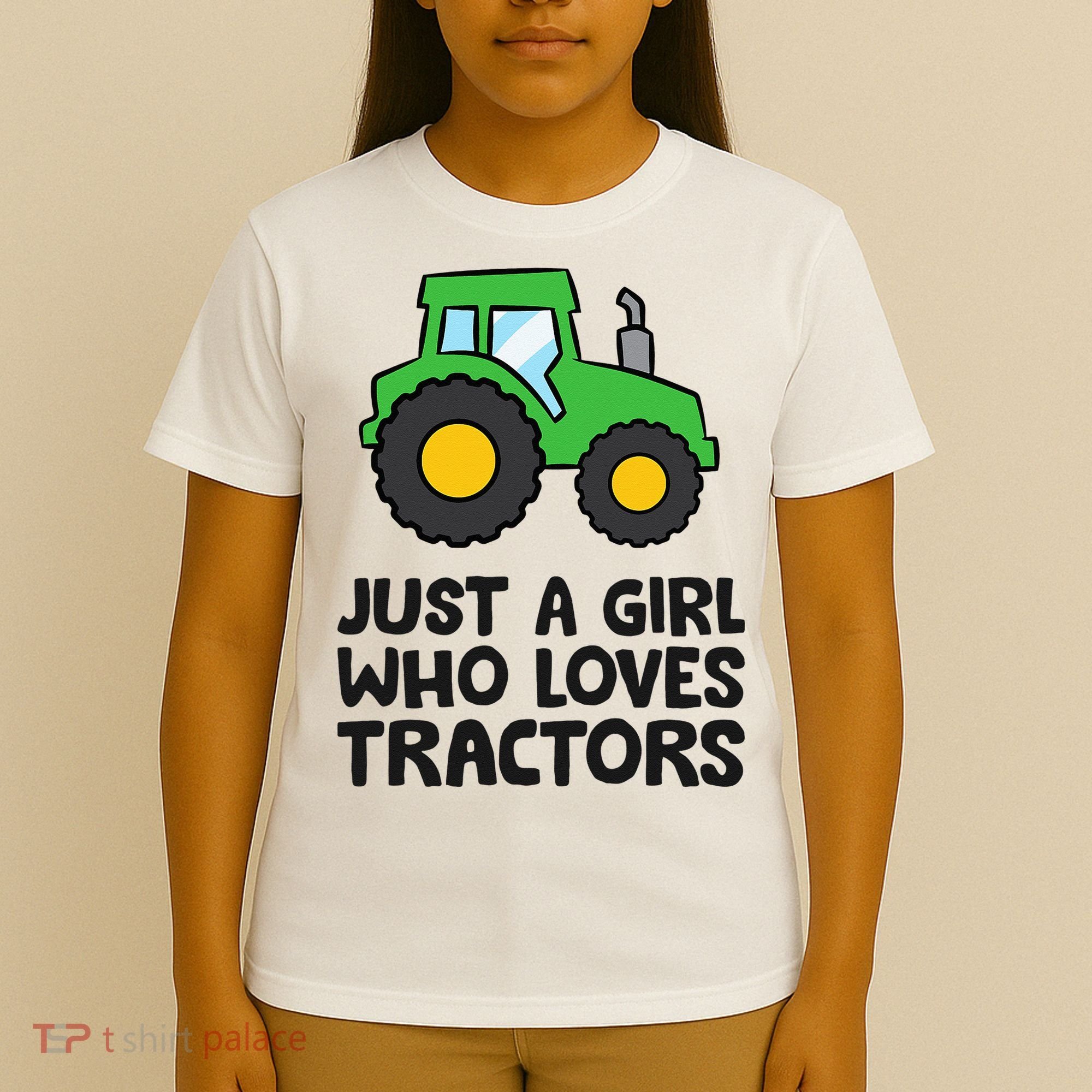 Just A Girl Who Loves Tractors T-Shirt