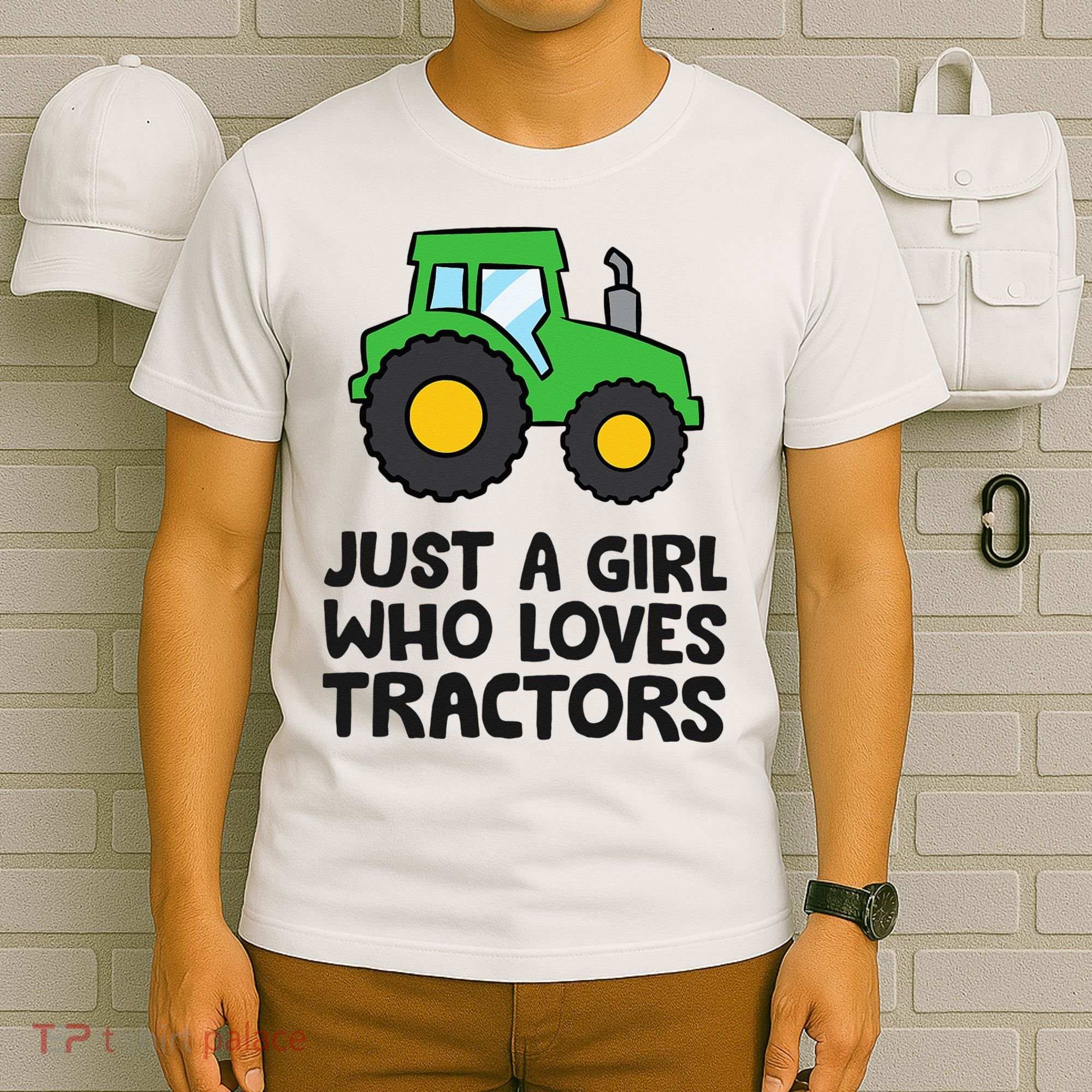 Just A Girl Who Loves Tractors T-Shirt
