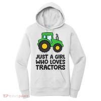 Just A Girl Who Loves Tractors Women's Hoodie thumb 0