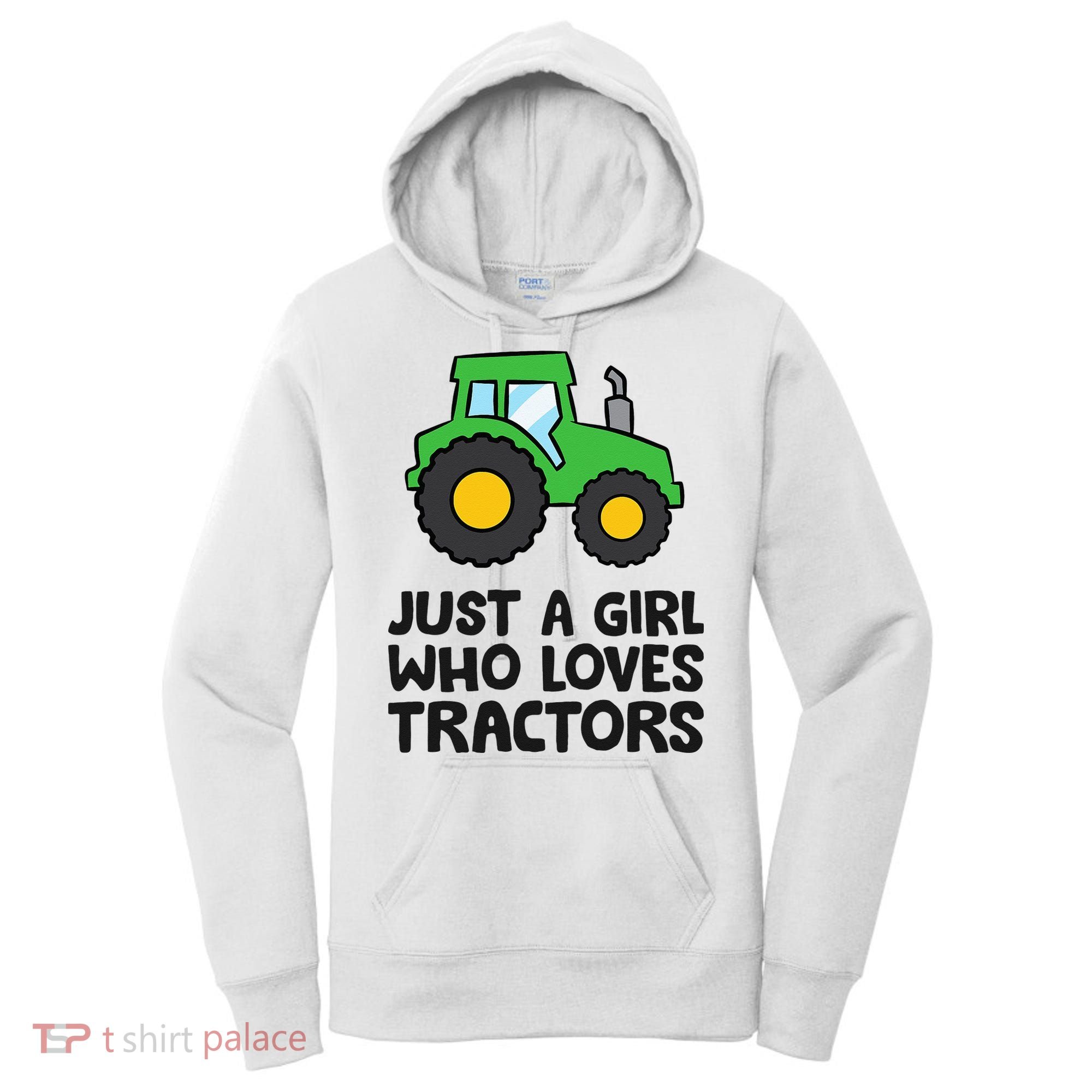 Just A Girl Who Loves Tractors Women's Hoodie