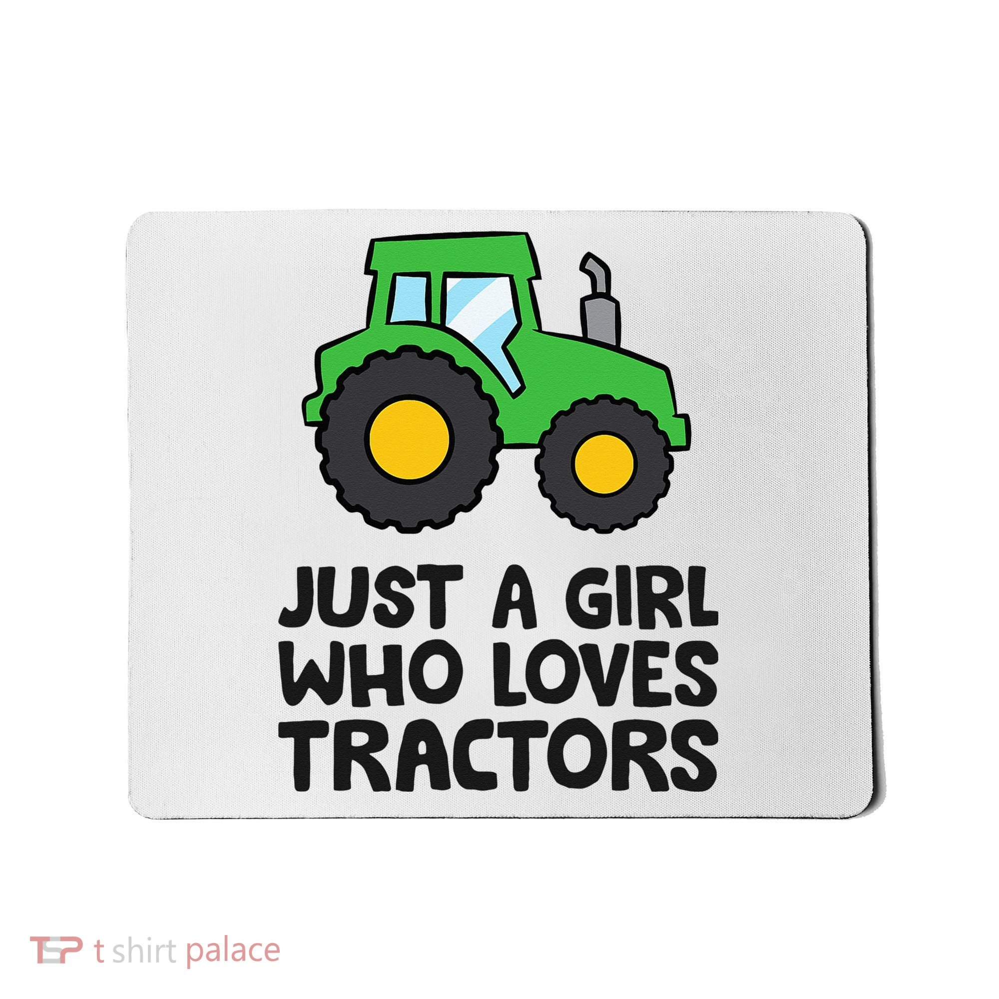 Just A Girl Who Loves Tractors Mousepad