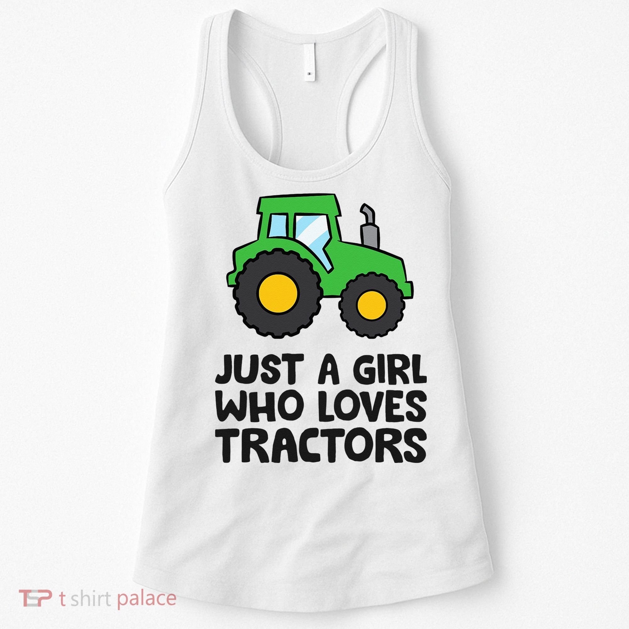 Just A Girl Who Loves Tractors Women's Tank Top