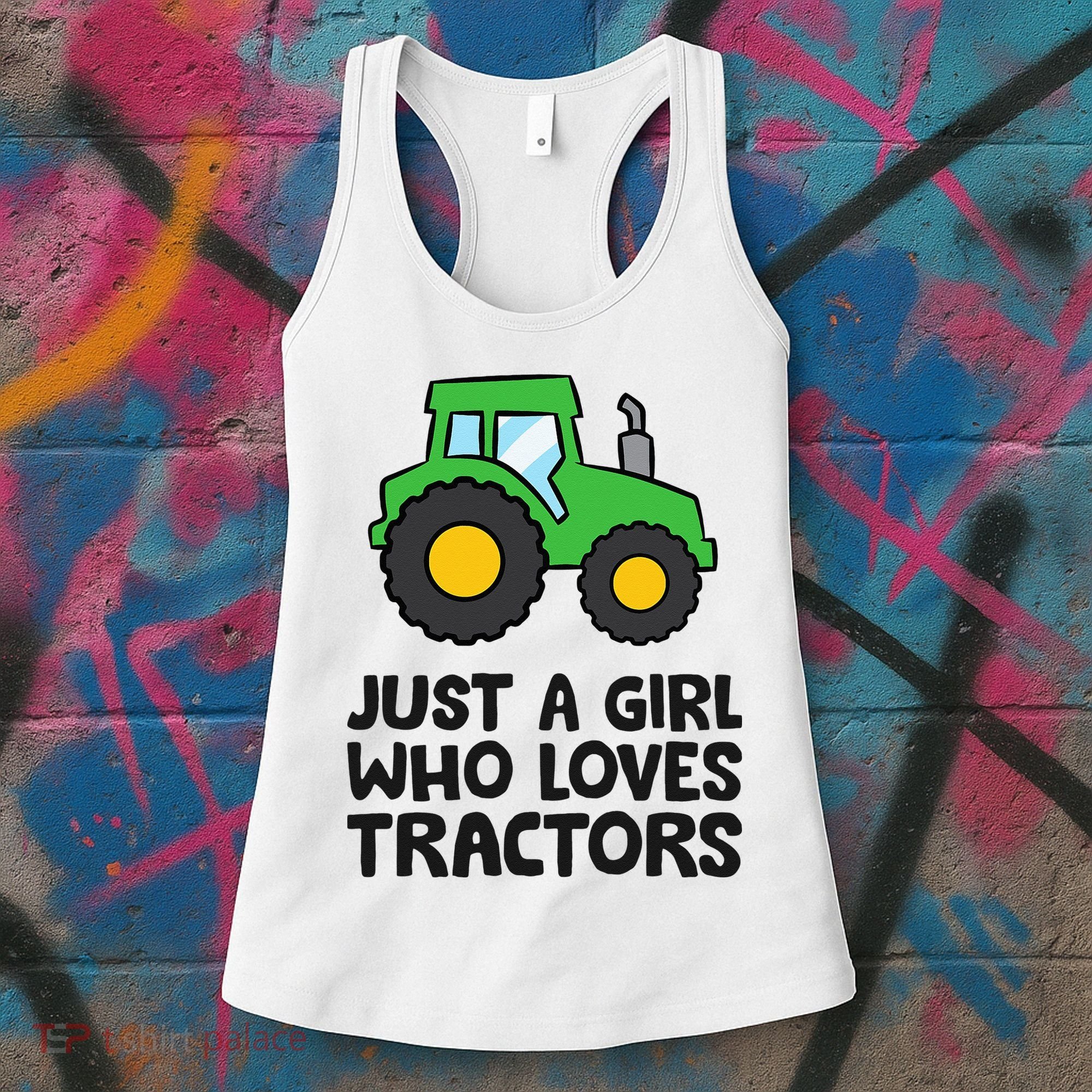 Just A Girl Who Loves Tractors Women's Tank Top