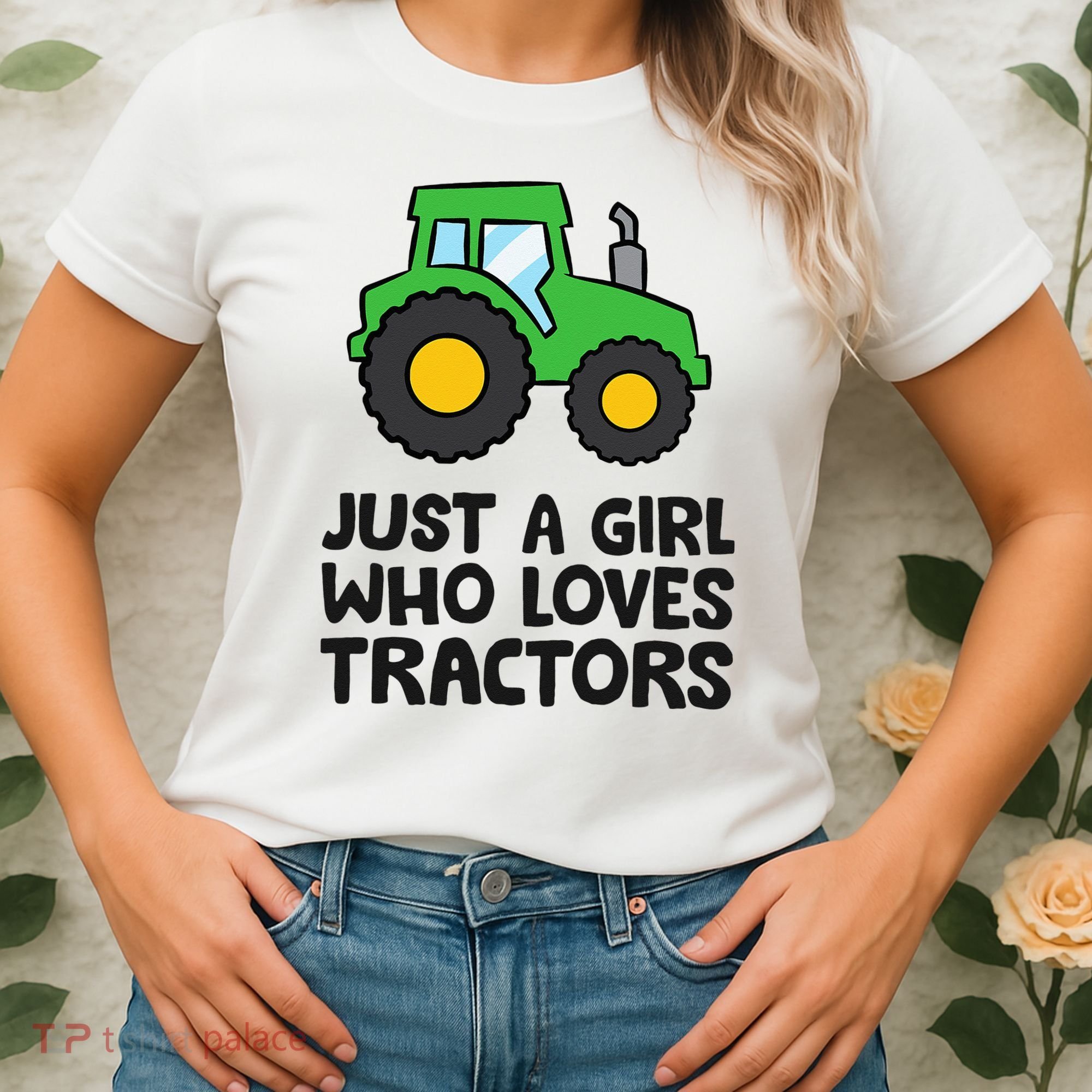 Just A Girl Who Loves Tractors Women's T-Shirt