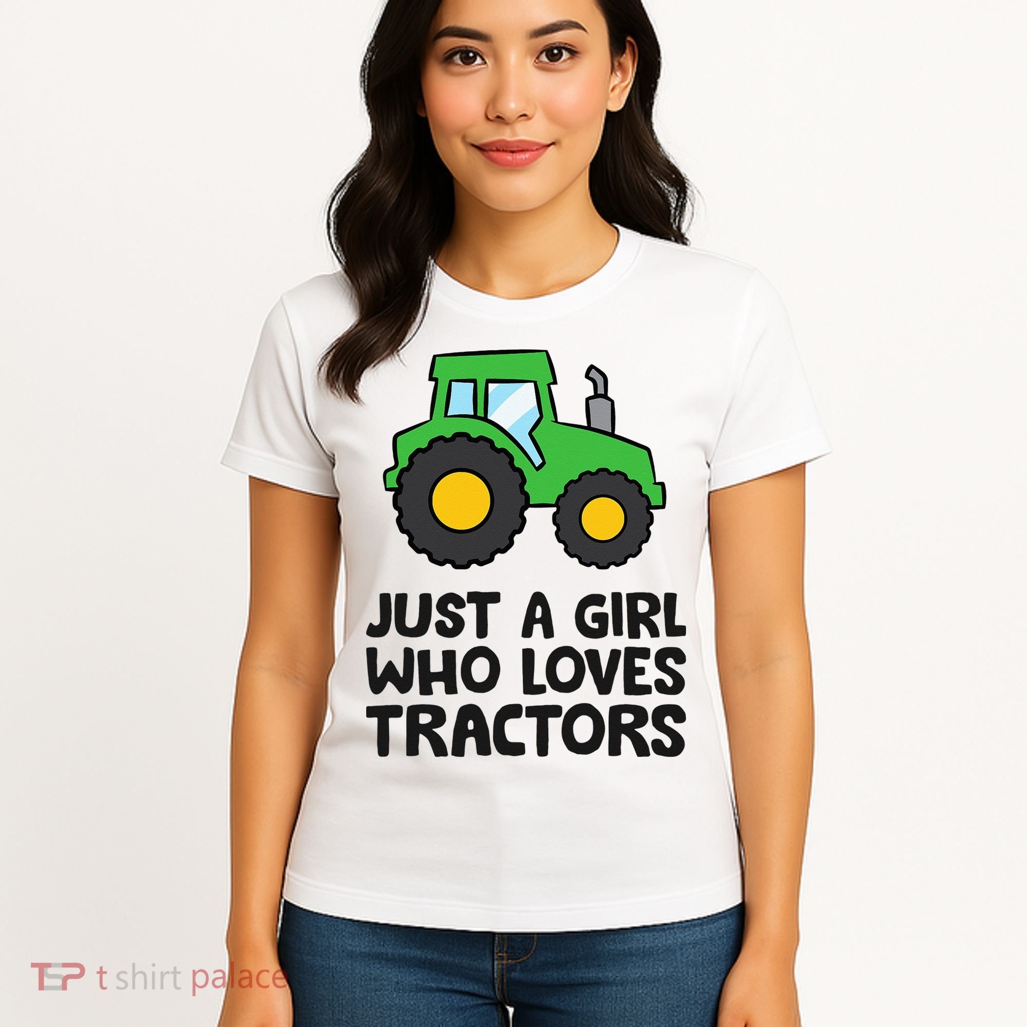 Just A Girl Who Loves Tractors Women's T-Shirt