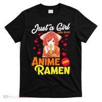 Just A Girl Who Loves Anime And Ramen T-Shirt thumb 0