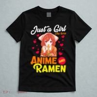 Just A Girl Who Loves Anime And Ramen T-Shirt thumb 5
