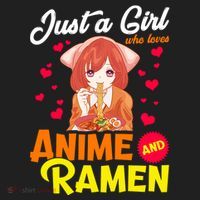 Just A Girl Who Loves Anime And Ramen Beanie thumb 2