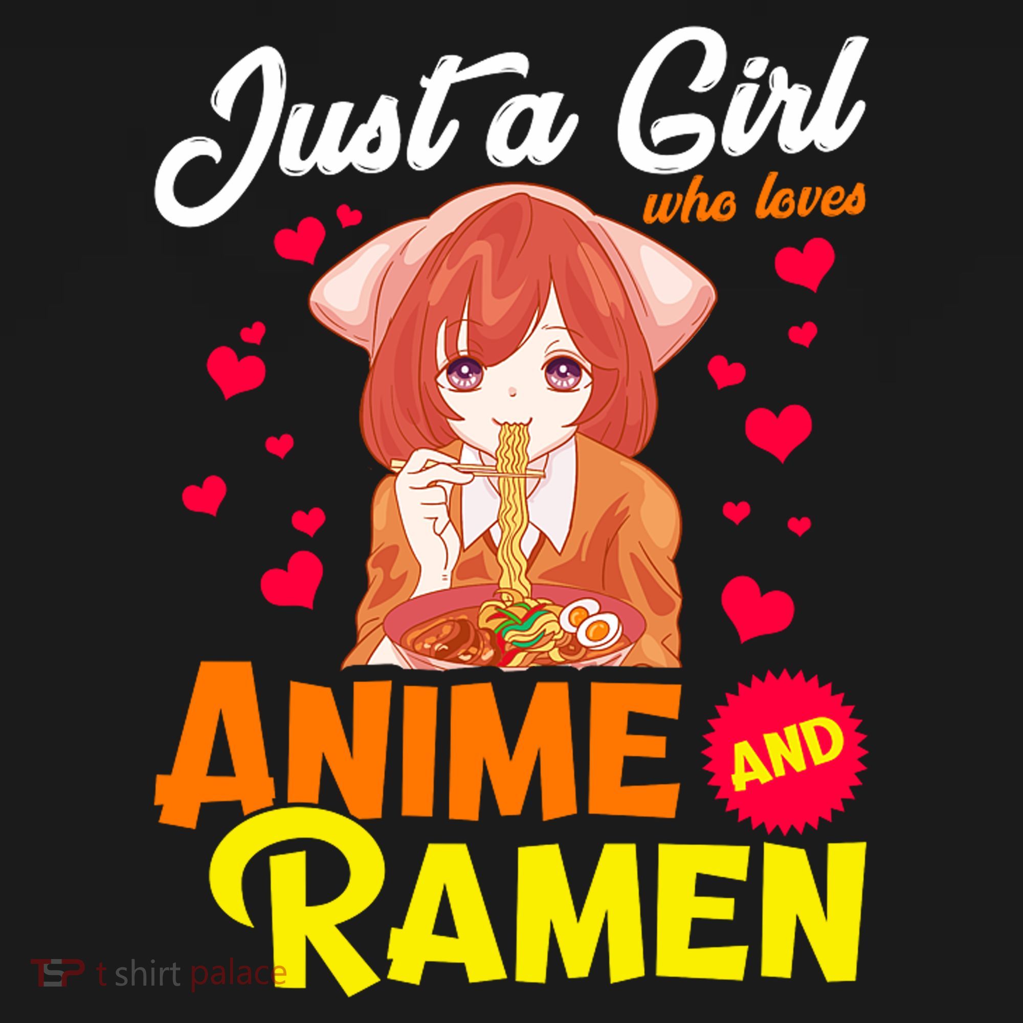 Just A Girl Who Loves Anime And Ramen Mousepad