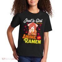 Just A Girl Who Loves Anime And Ramen Kids T-Shirt thumb 2