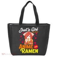 Just A Girl Who Loves Anime And Ramen Tote Bag thumb 0